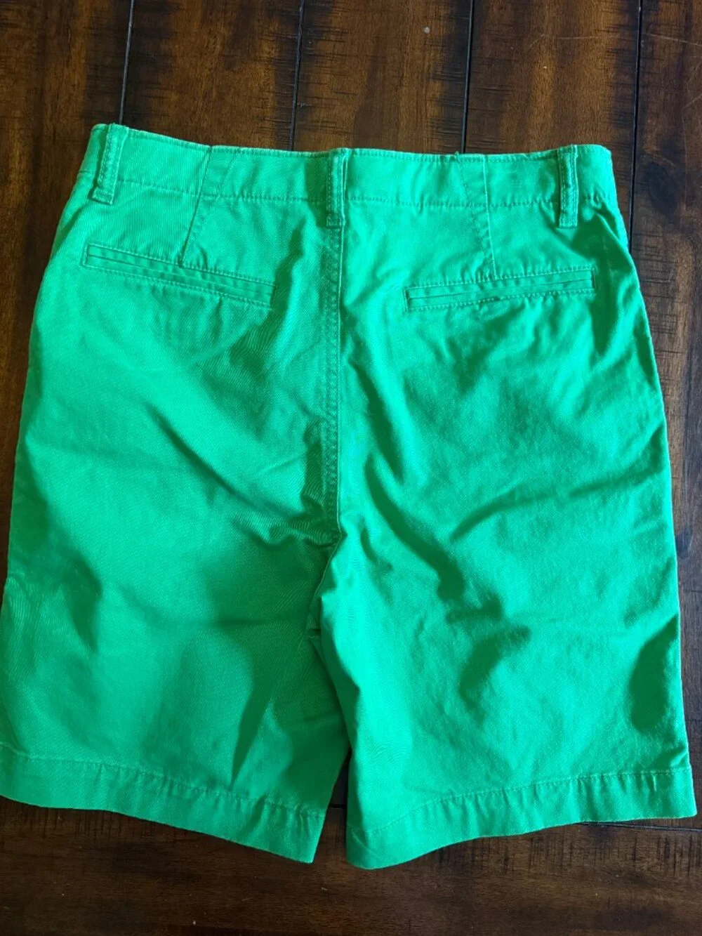 GAP KIDS Green Khaki Shorts, Size 14 Husky